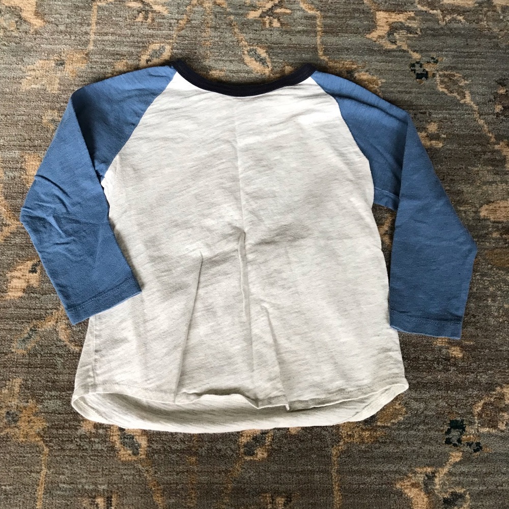 Boys J Crew small baseball T blue